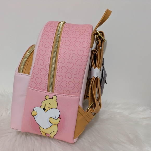 Disney Loungefly Winnie The Pooh & Friends Valentine's Day 2026 Mini Backpack - Picture 8 of 11